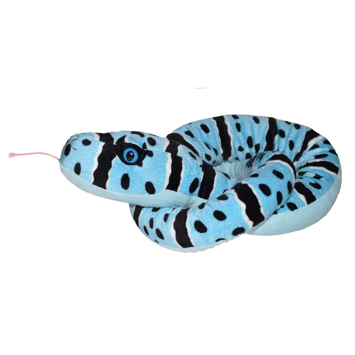 Plush Toy Snakes 137 cm Blue Rock Rattlesnake