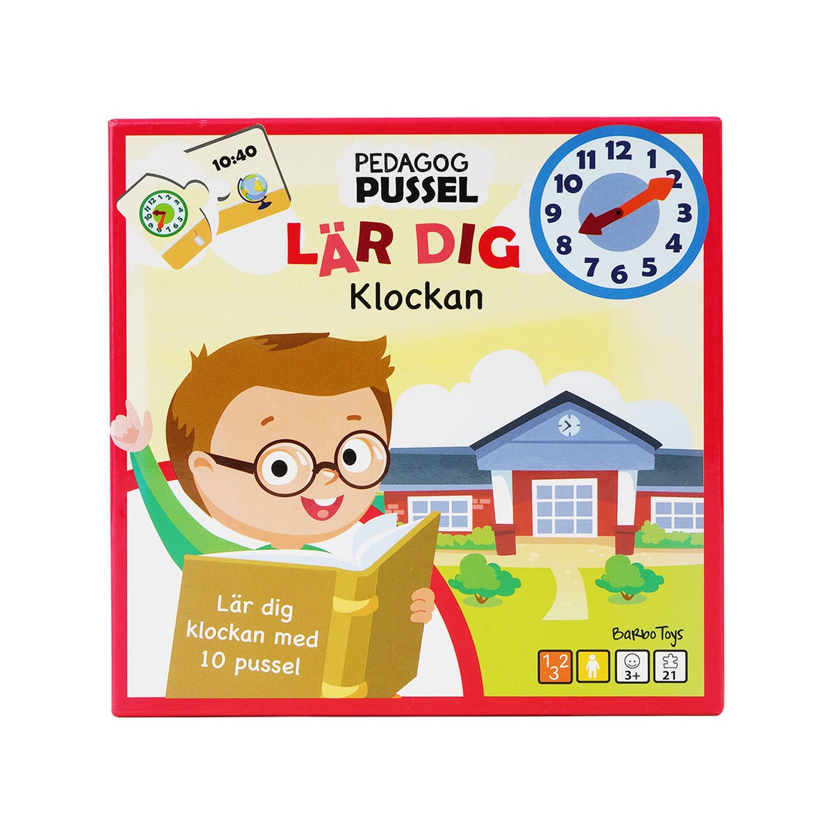 Pussel Classic Pedagog Pussel Lär Dig Klockan (SE)