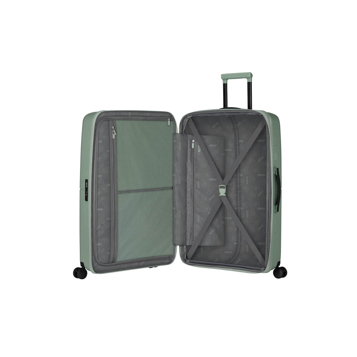 Suitcase DashPop Spinner 77/28 Iceberg Green - Tura Scandinavia