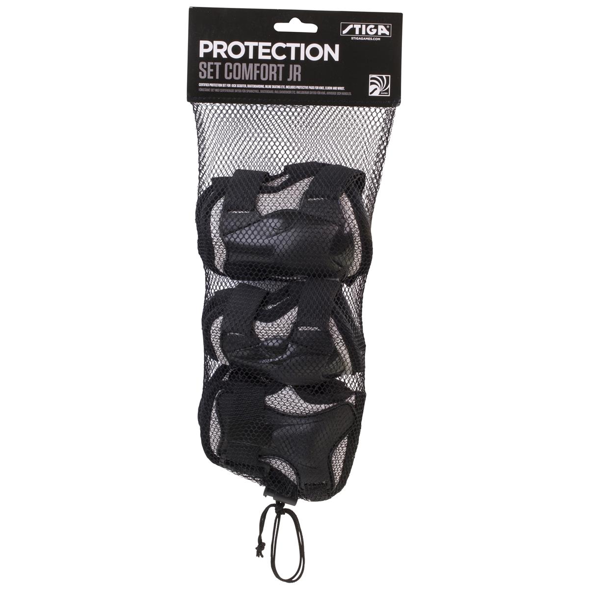 S P Protection Set Comfort Jr. Musta XS