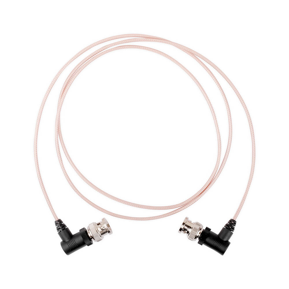 NORTH 3G SDI Johto BNC Uros-Uros 80cm kulma liitäntä  Extra Ohut