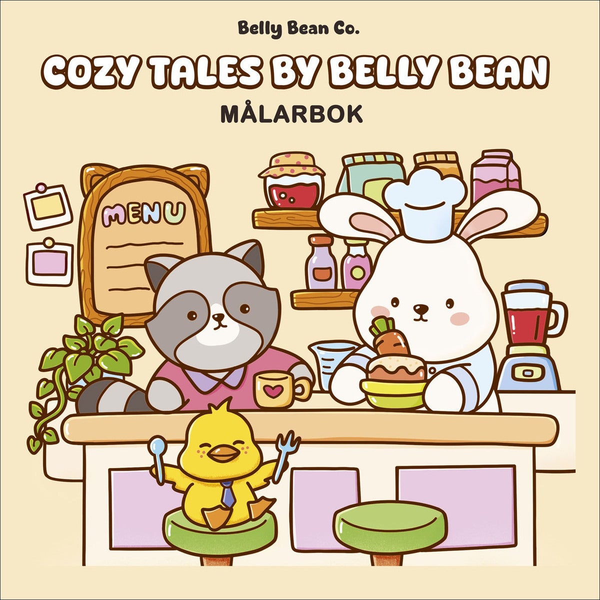 Målarbok: Cozy Tales by Belly Bean