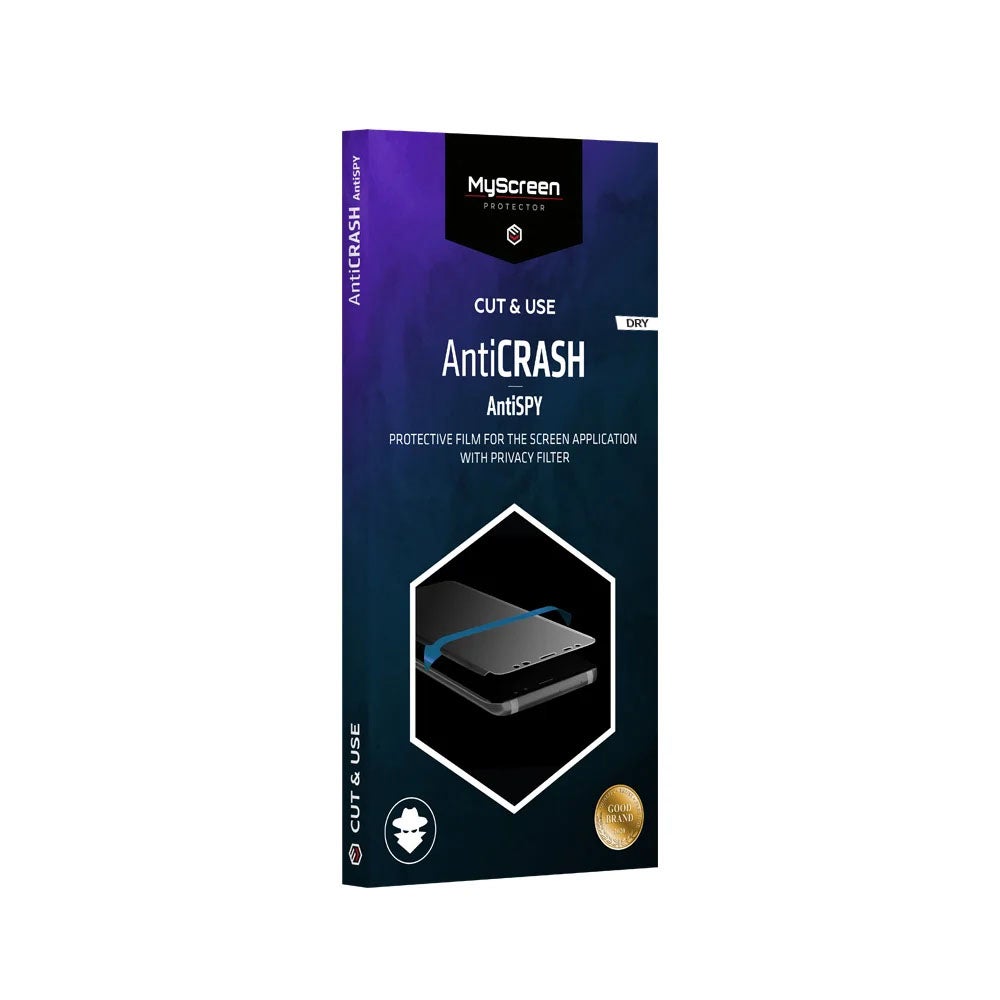  antiCRASCH Protective Film Anti Spy 7" 10-pack - Dry Application