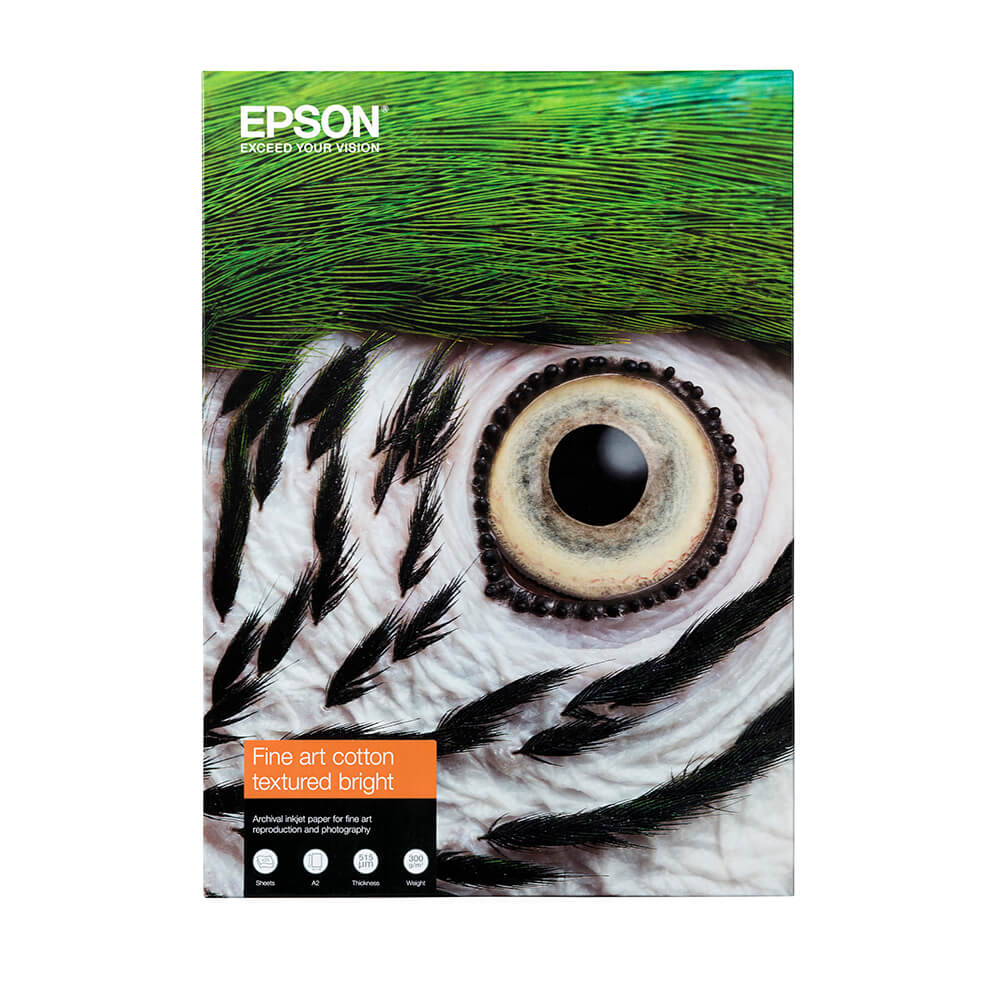 EPSON Fine Art Cotton Textured Bright A4 25 Sheets