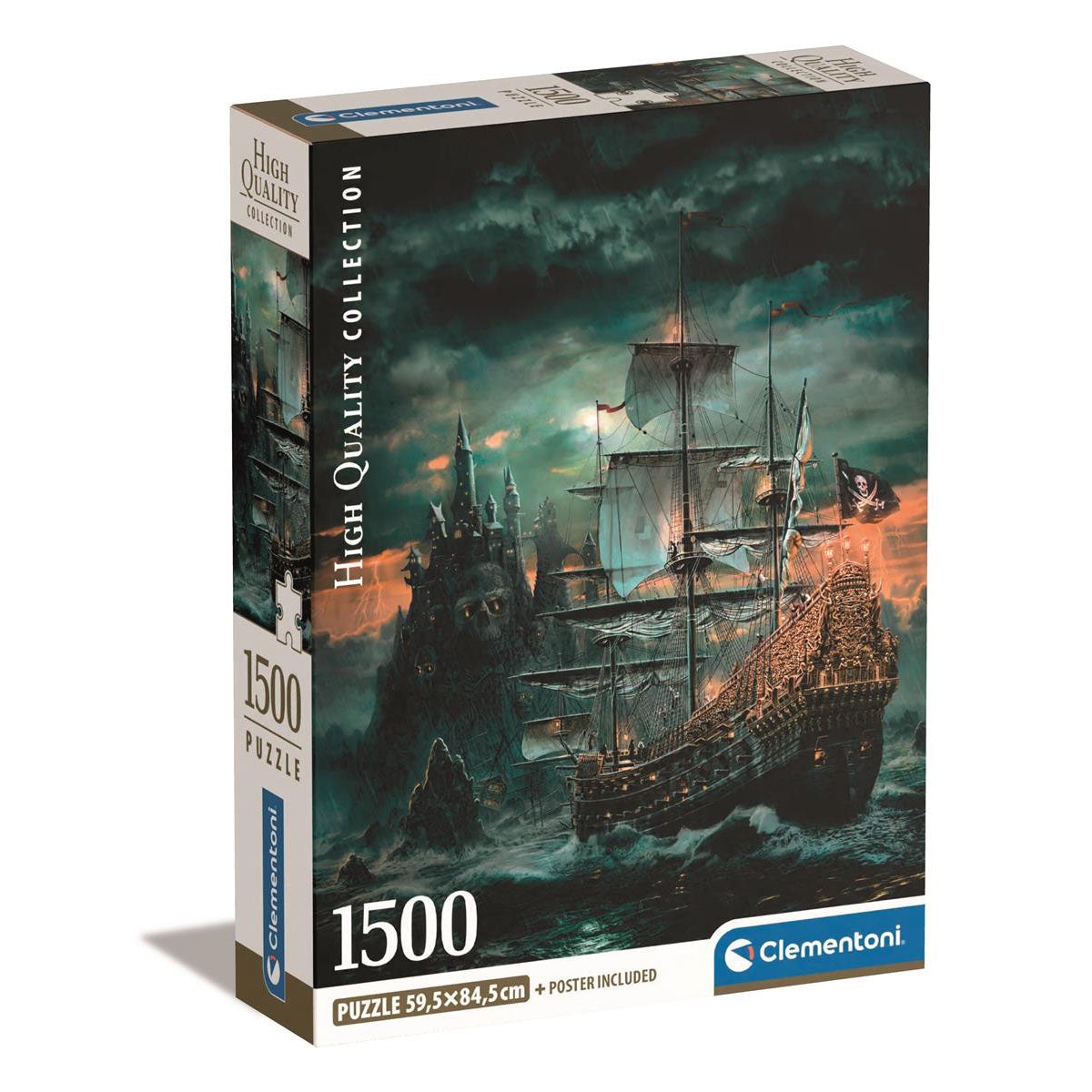 Puslespill 1500 Pcs CB High Quality Collection The Pirates Ship