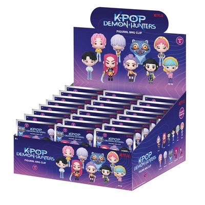 KPOP DEMON HUNTERS Foam Bag Clip On CDU Asst.