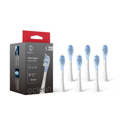 Børstehode Ultra Clean 6-Pakk Hvit