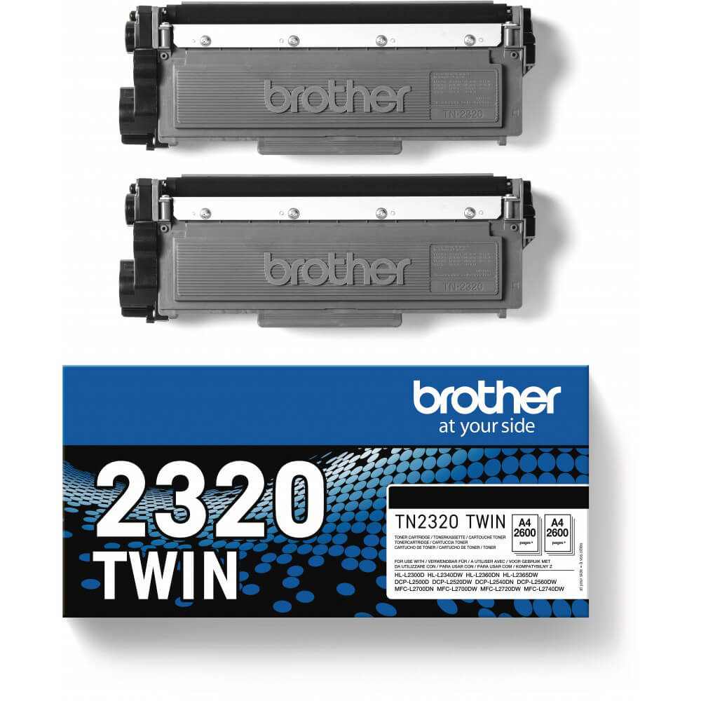 Toner TN2320TWIN TN-2320 Black Twin-pack