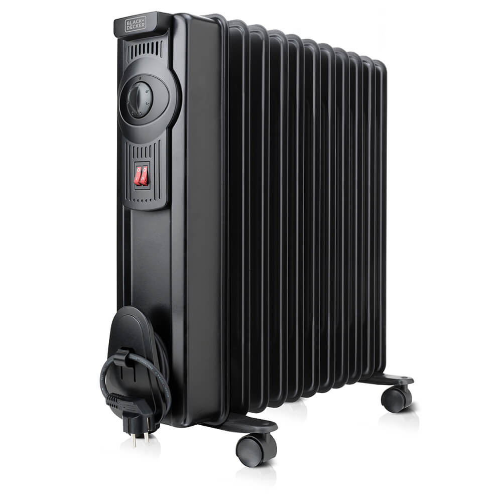 Oil Heater 2000W Black