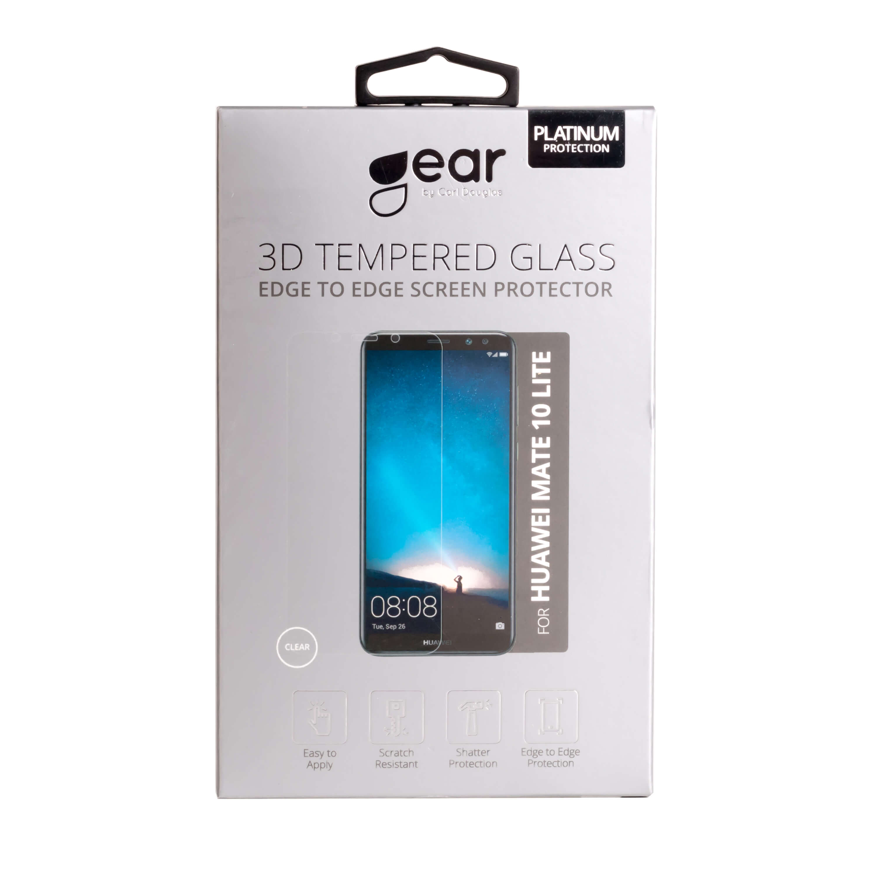 Glass Prot. 3D Huawei Mate 10 Lite Edge to Edge Transparent