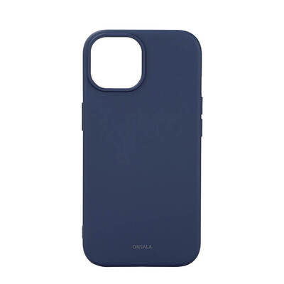Phone Case with Silicone Feel MagSeries Dark Blue - iPhone 15