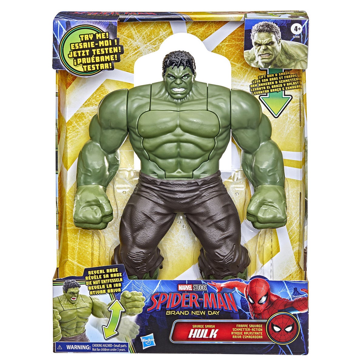 MARVEL Spider-Man 12in Figure BND Hulk Gamma Rage