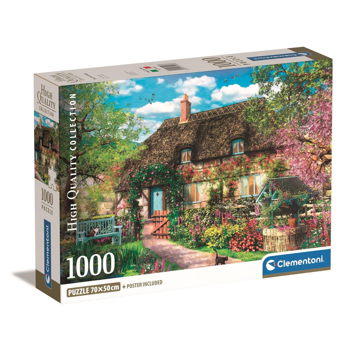 Puslespill 1000 Pcs CB High Quality Collection The Old Cottage
