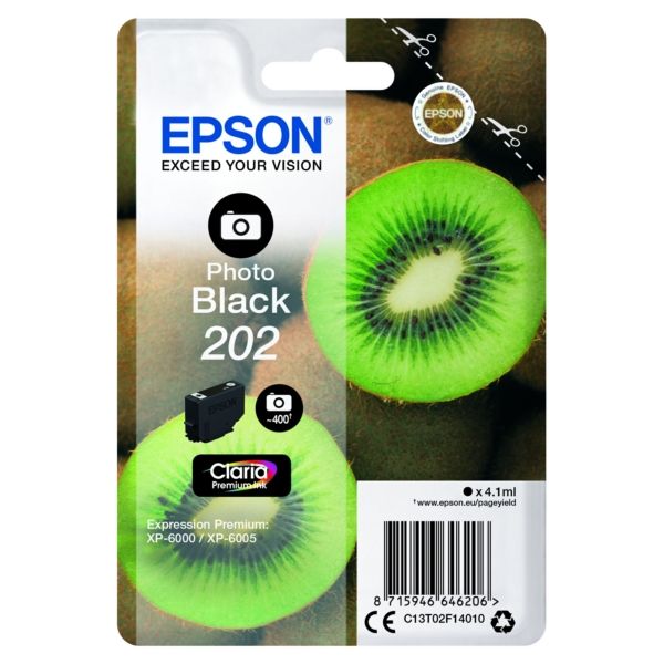 EPSON Ink C13T02F14010 202 Photo Black Kiwi
