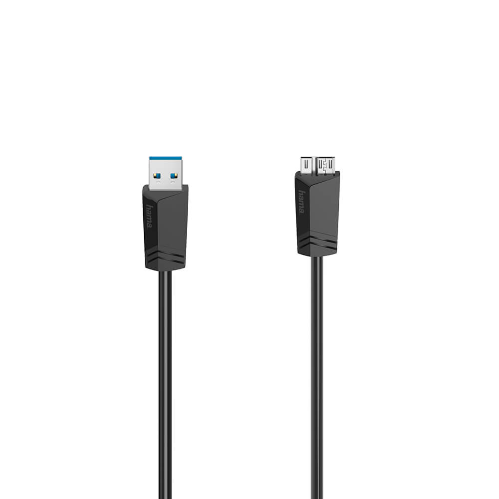 Cable Micro-USB 3.0 5Gbit/s Black 1.5m