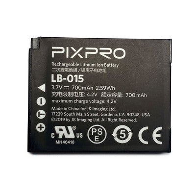 Akku För Pixpro Wpz Lb-015 3.7v/700mah