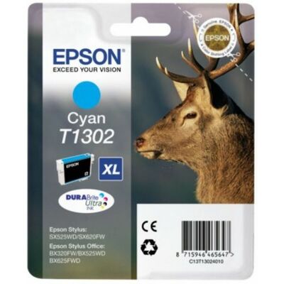 EPSON Ink C13T13024012 T1302 Cyan Stag