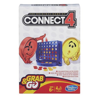 Matkapeli Grab & Go Connect 4 