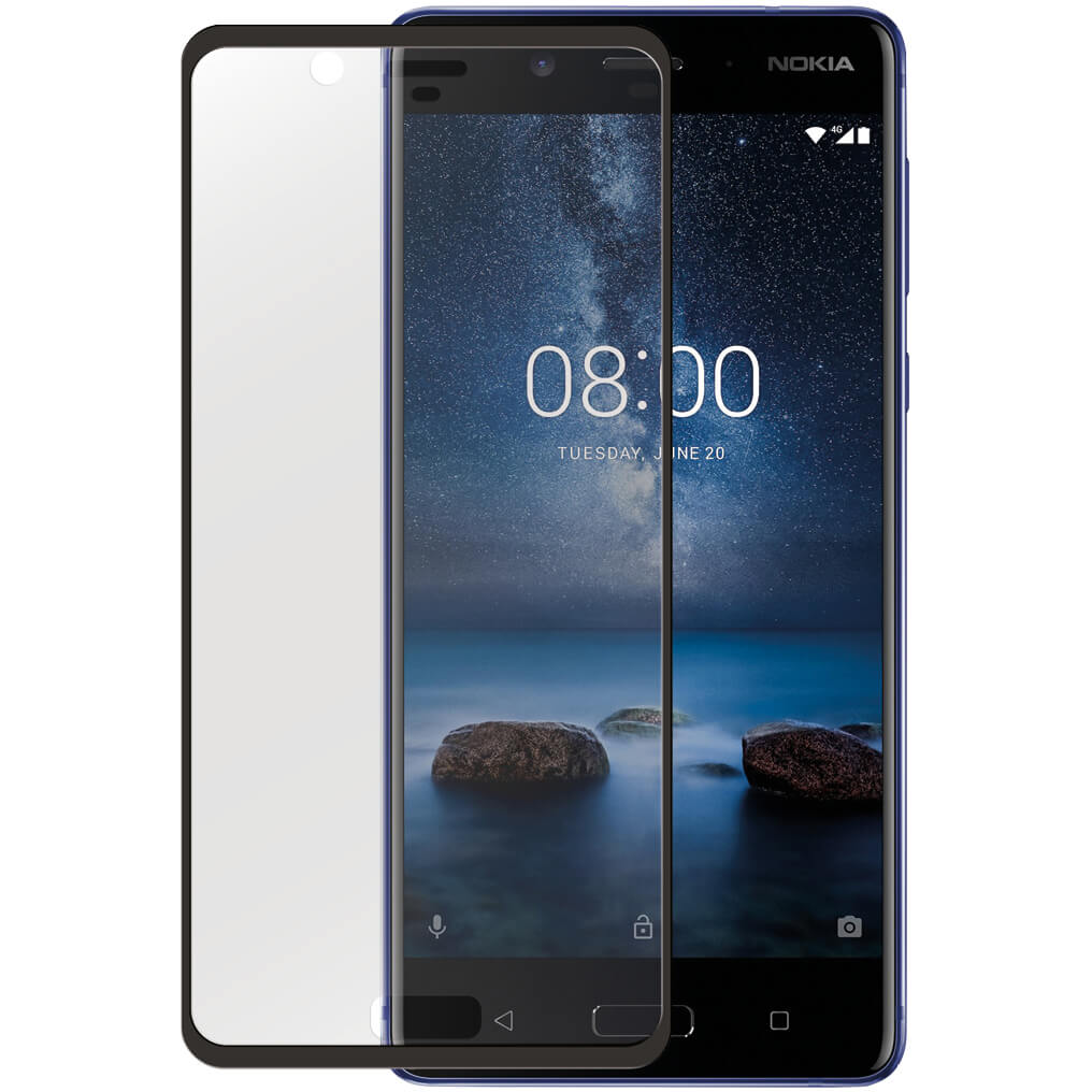 Glass Prot. 3D Nokia 8 Edge to Edge Transparent