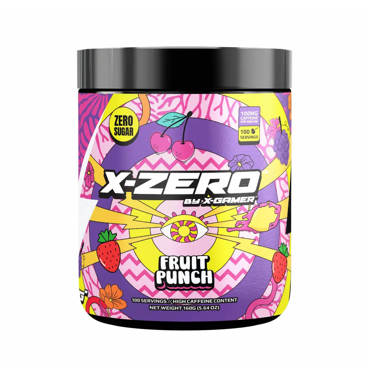 Energy Drink Powder X-Zero 160 gram Fruit Punch