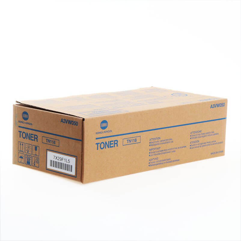 Toner A3VW050 TN118 Svart