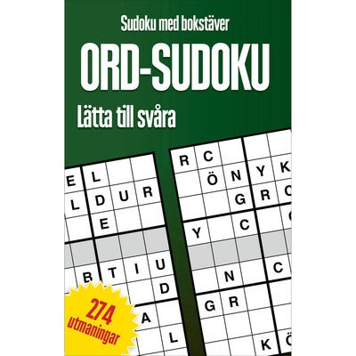 Ord-Sudoku: Sudoku med bokstäver