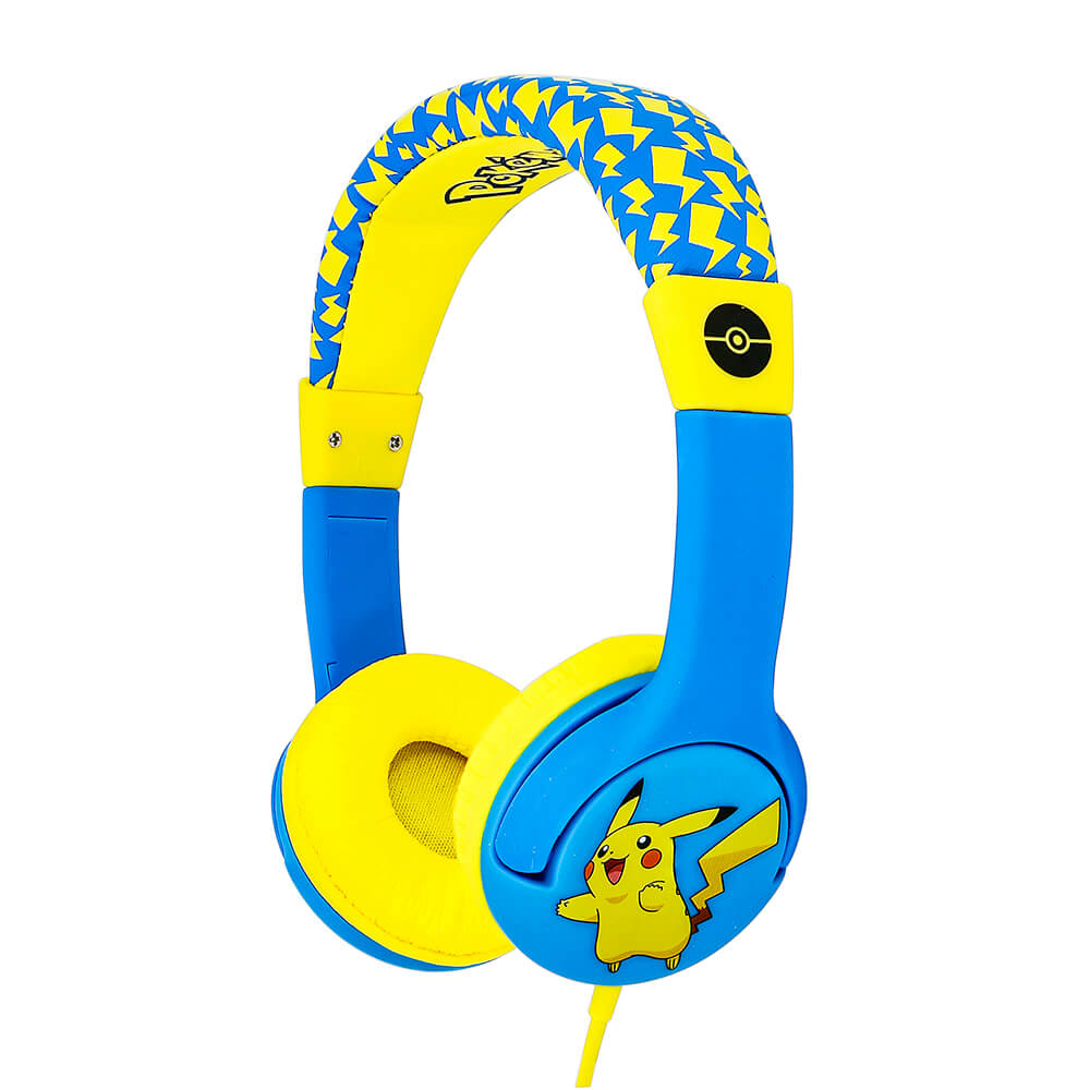 POKEMON Headphones Junior On-Ear 85dB Pikachu