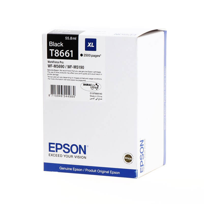 EPSON Ink C13T866140 T8661 XL Black