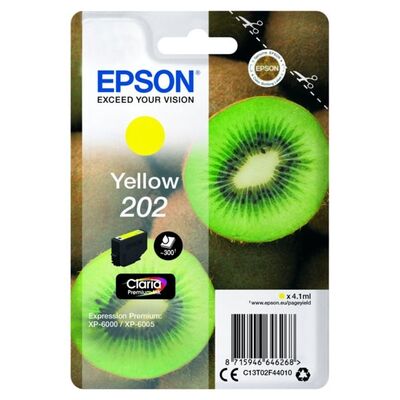 EPSON Ink C13T02F44010 202 Yellow Kiwi