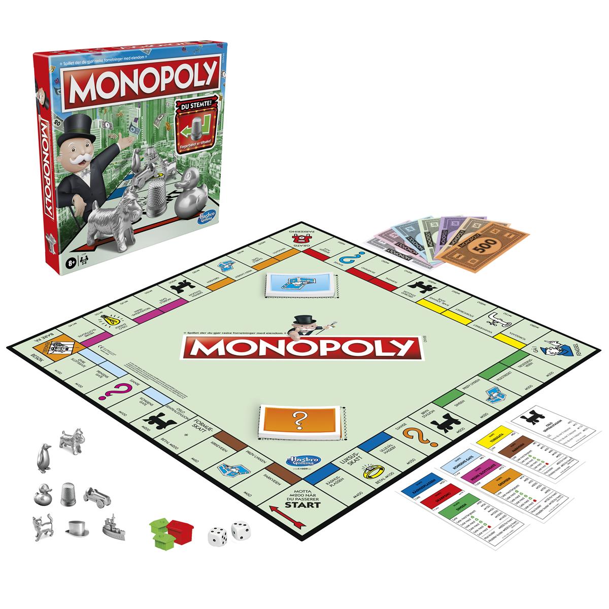 Brætspil Monopoly (NO)