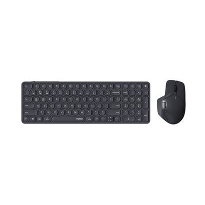 Keyboard/Mice Set Wireless Multi-Mode Dark Grey
