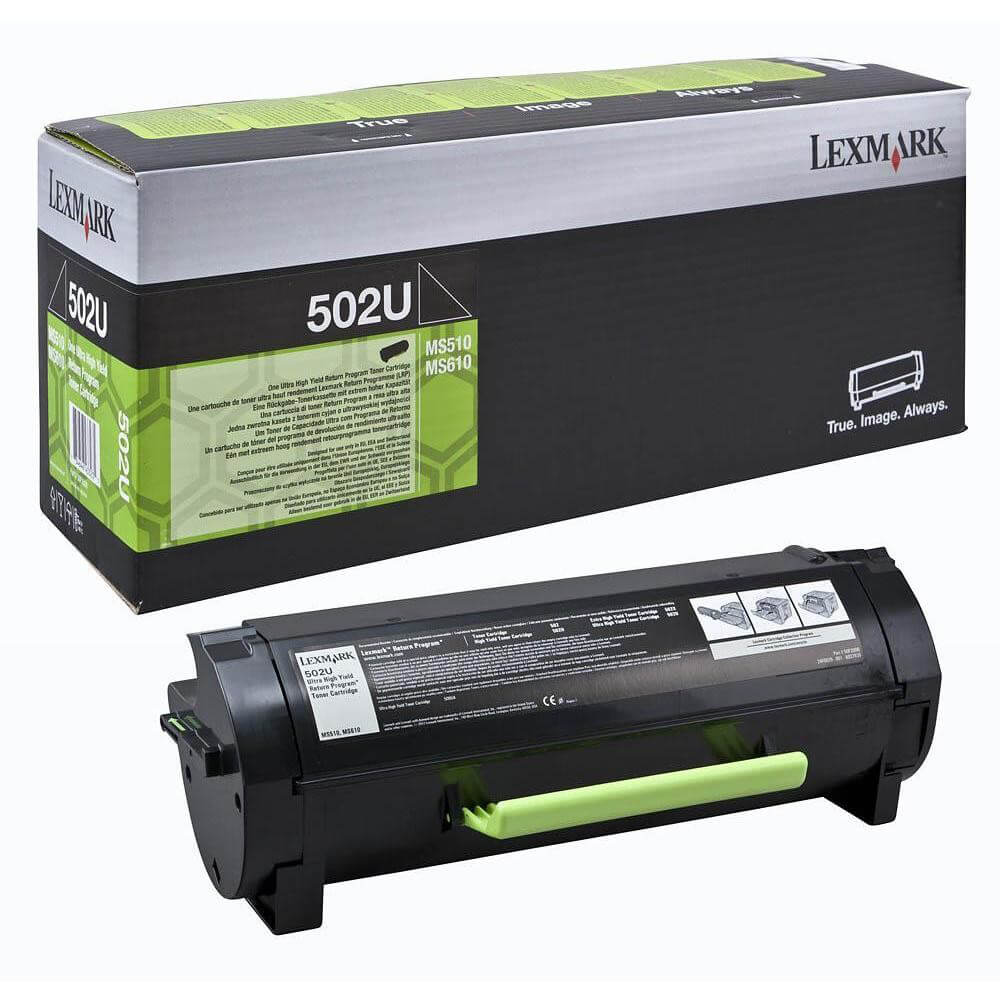 Toner 50F2U00 Musta Erittäin Suuri Kapasiteetti, Return