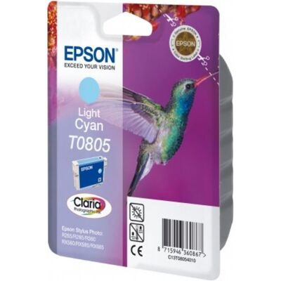 EPSON Ink C13T08054011 T0805 Light Cyan Hummingbird