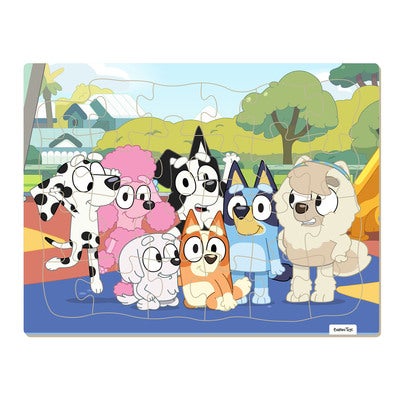 BLUEY Framed Puzzle Friends 18pcs