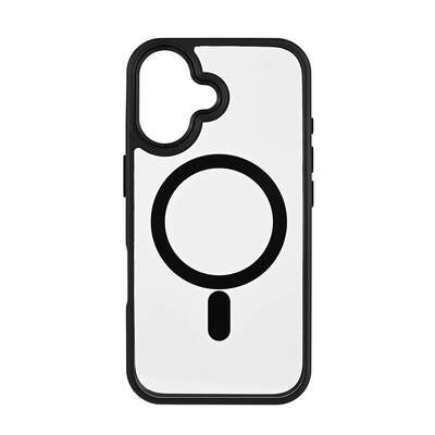 Mobilskal Bumper MagSeries Black & Clear - iPhone 16