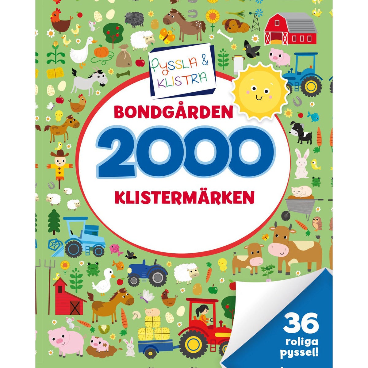 2000 klistermärken: Bondgården