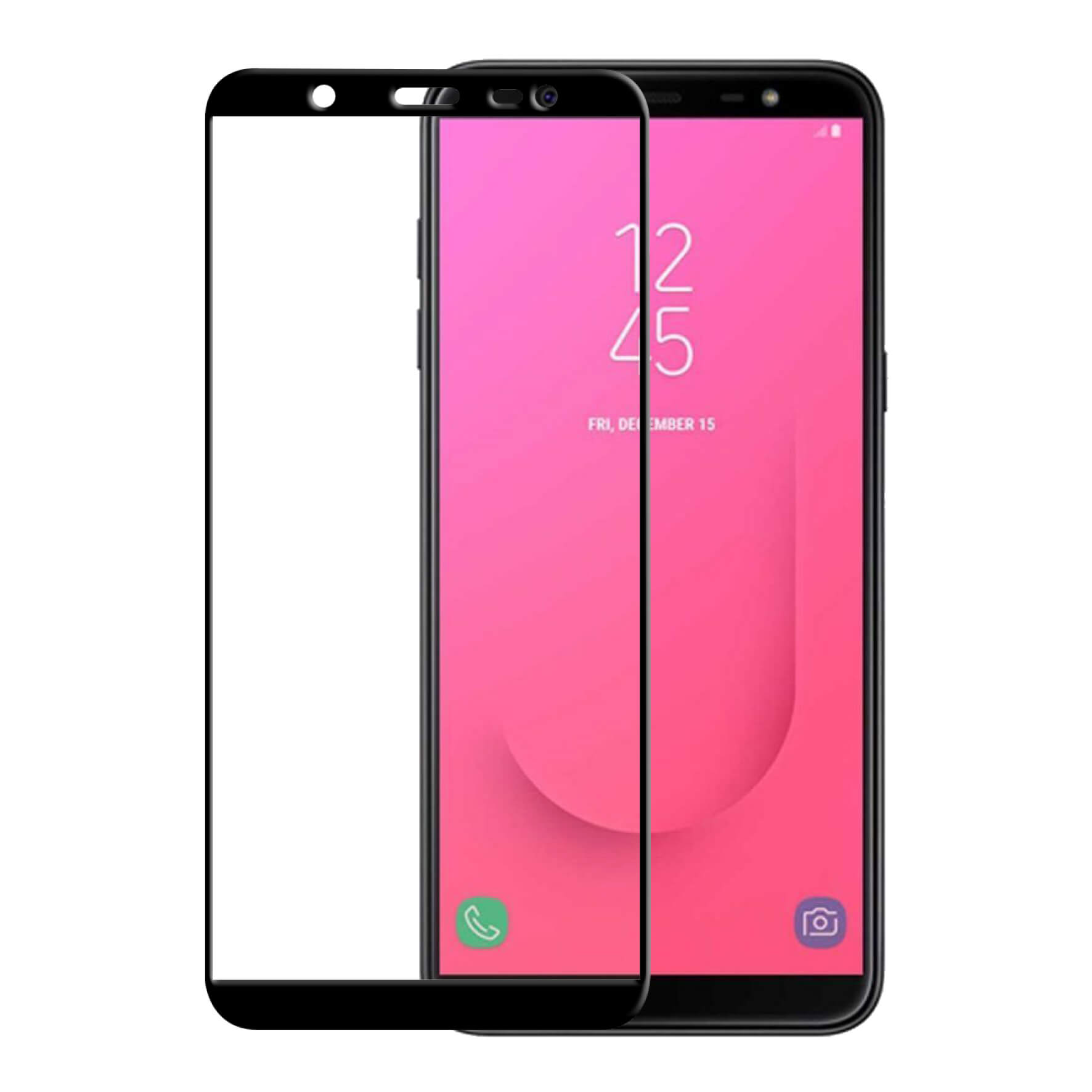 Glass Prot. 3D Samsung J8 2018 Edge to Edge Black