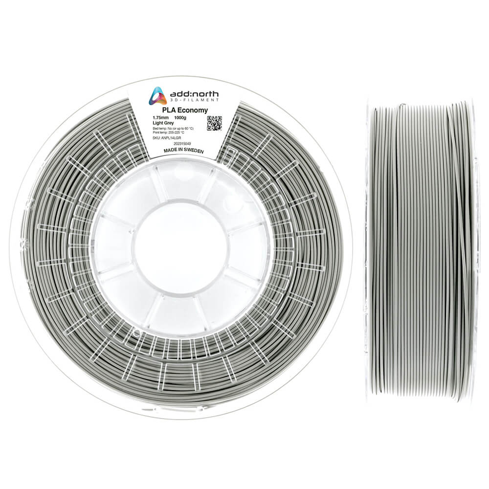 ADDNORTH PLA Economy 1.75mm 1000g Light Grey