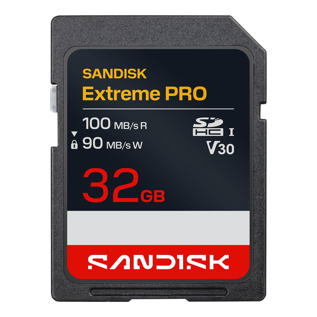 SD Extreme Pro 32GB 100/90MB/s C10 UHS U3 V30 RPD2