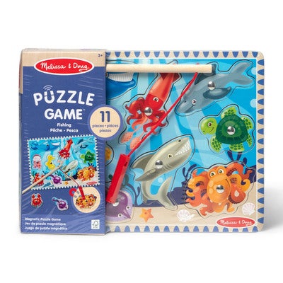 Fishing Magnetic Puzzle Game  - 10 Pieces