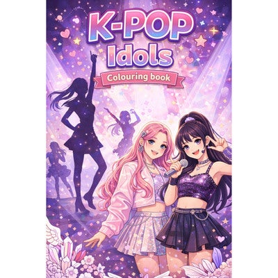 Målarbok: K-pop idols
