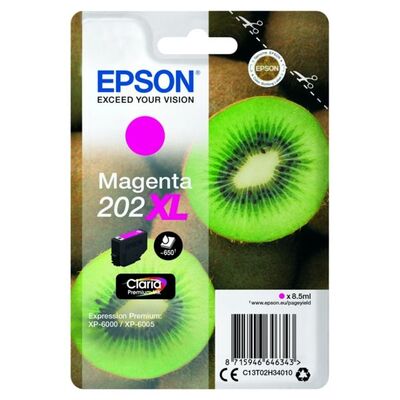 EPSON Ink C13T02H34010 202XL Magenta Kiwi