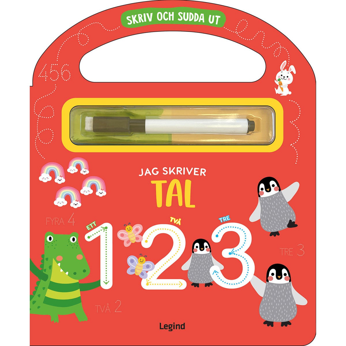 Skriv och sudda ut: Jag skriver tal