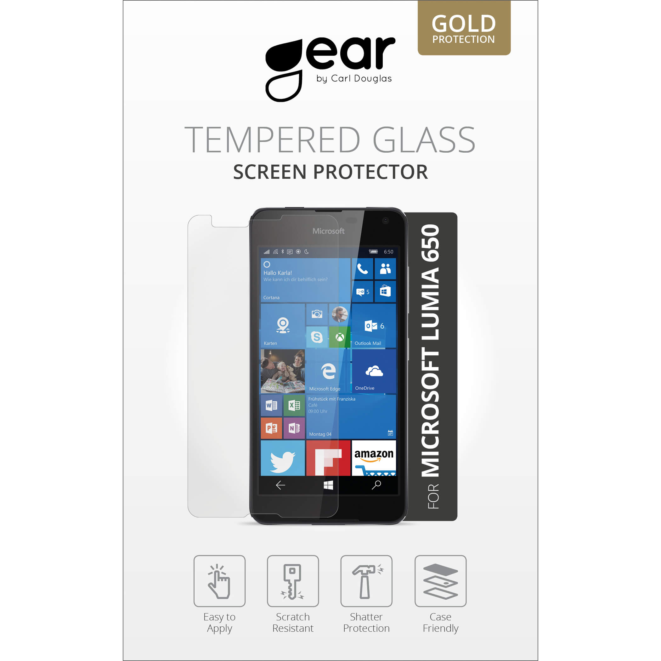 Glass Prot. 5" Lumia 650