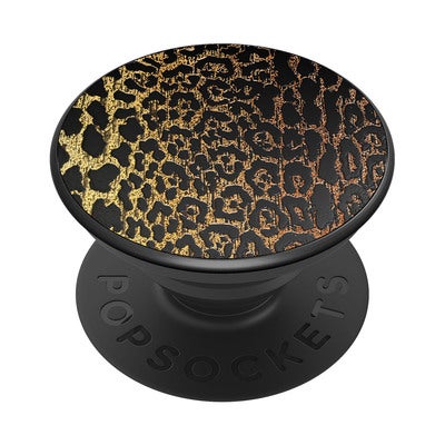 POPSOCKETS Embossed Metal Leopard Irrotettava Grip Telinetoiminnolla LUXE