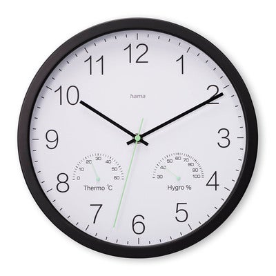 Veggur Santorini Svart Diameter 30 Cm