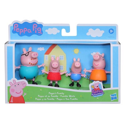 3 Inch Figure 4-Pack Peppa's Family