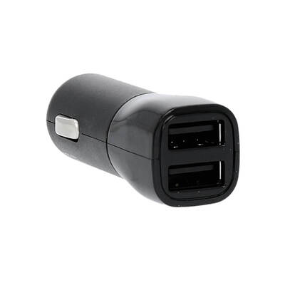 Charger 12/24V 2xUSB-A 3,4A Black