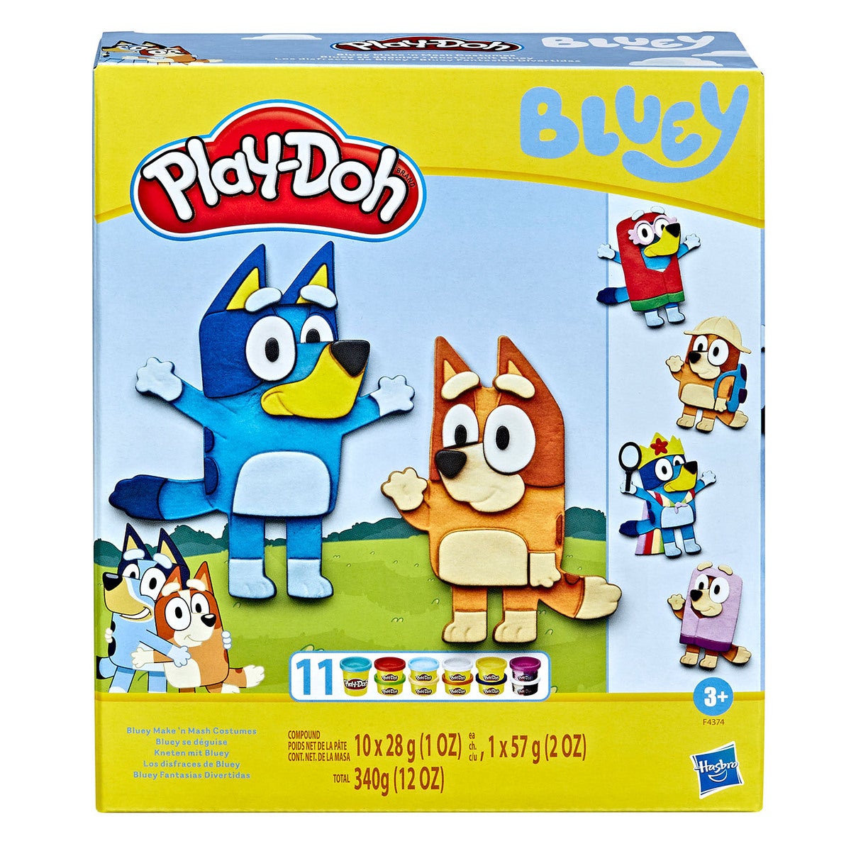 Bluey Playset Make N Mash Costumes