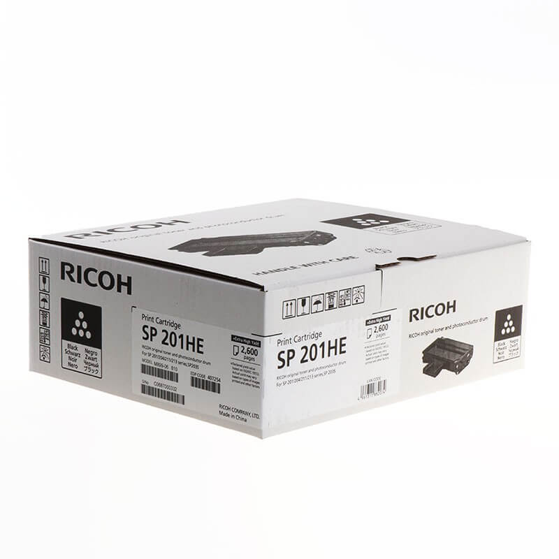 Toner 407254 SP 201HE Svart